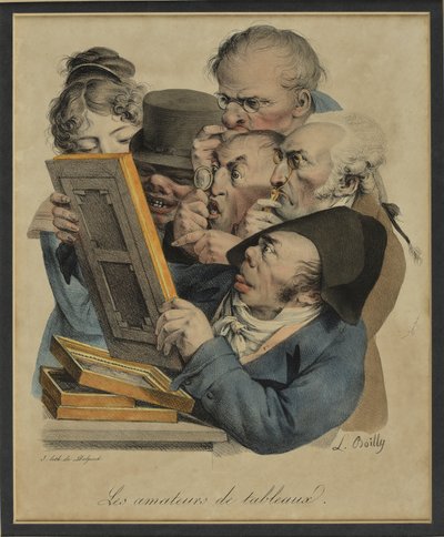 Les Amateurs de Tableux, 1823 by Louis Leopold Boilly